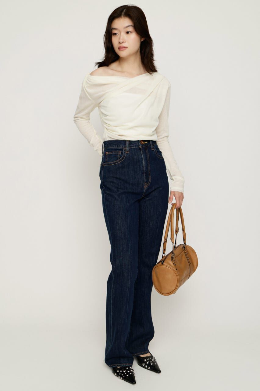 SLY「TUCK DRAPE CUT トップス」|Tシャツ・カットソー|