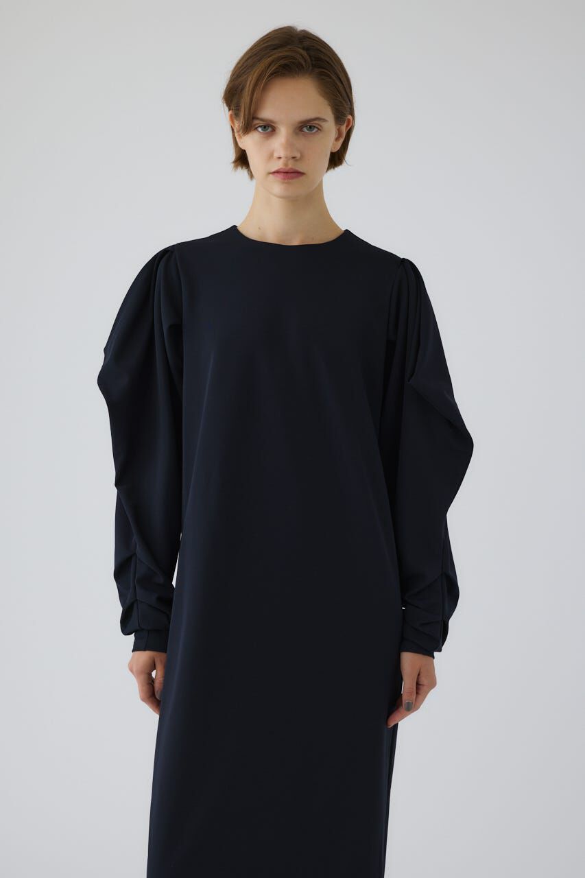 RIM.ARK 「Drape sleeve cut dress」|ワンピース|D/NVY3