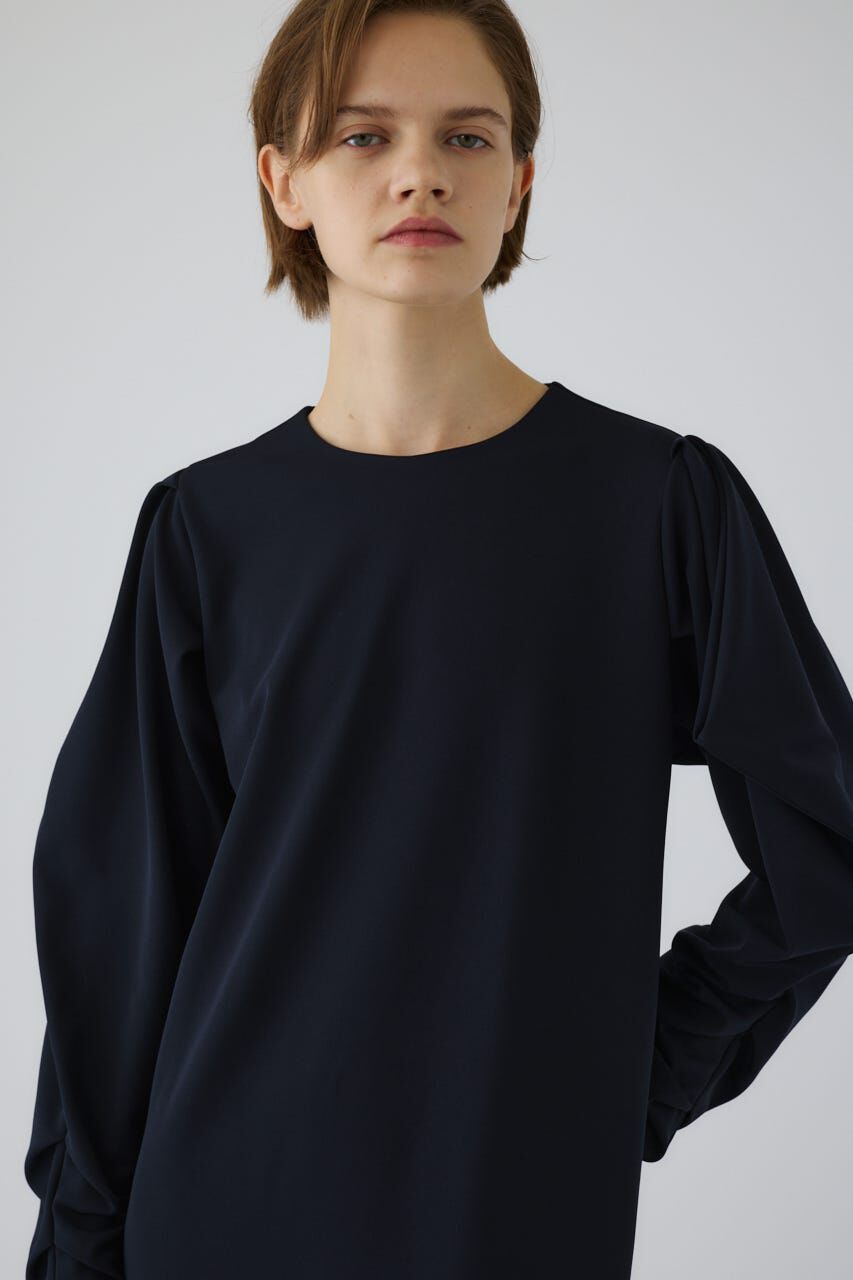 RIM.ARK 「Drape sleeve cut dress」|ワンピース|