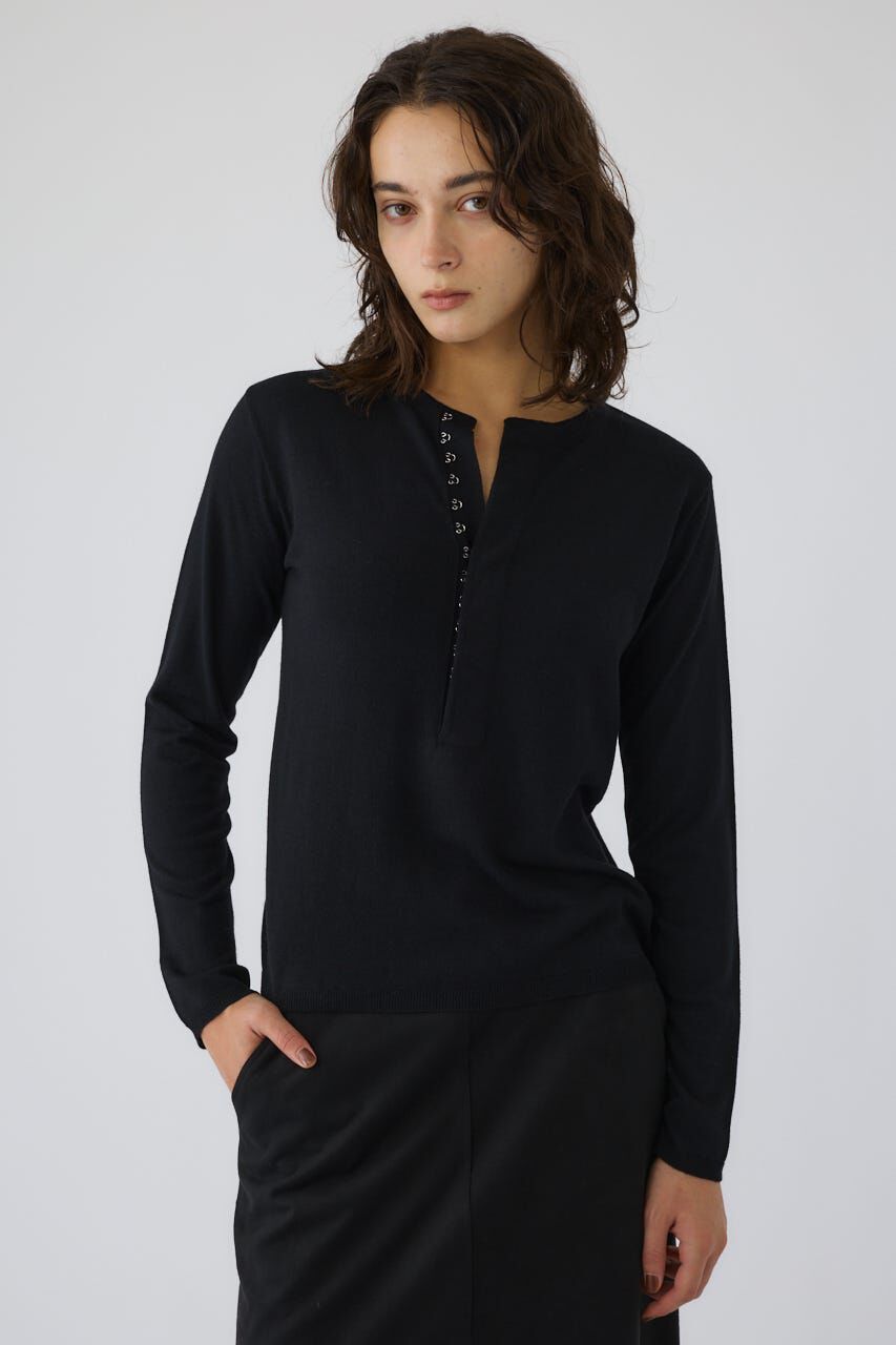 RIM.ARK 「Hook design silk blend knit」|ニット・セーター|