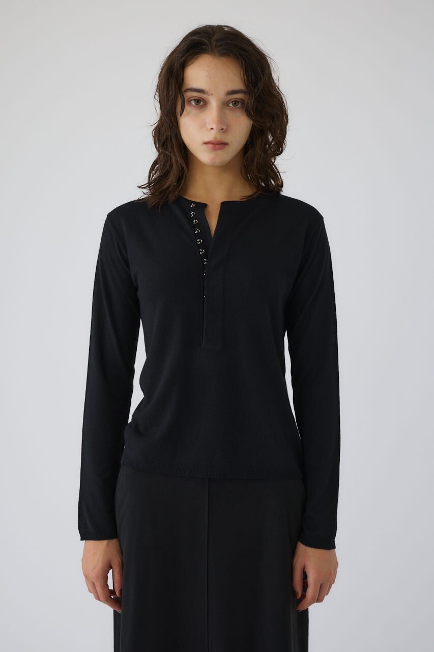 RIM.ARK 「Hook design silk blend knit」|ニット・セーター|