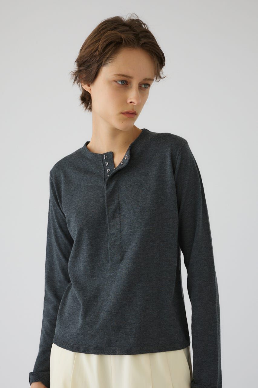 RIM.ARK 「Hook design silk blend knit」|ニット・セーター|