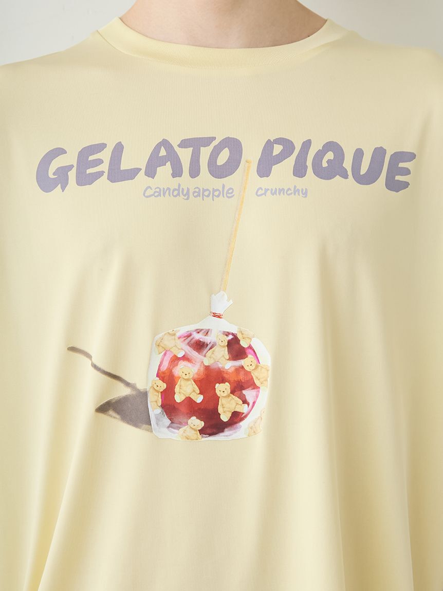GELATO PIQUE HOMME「【HOMME】【MINT SORBET by HEIQ MINT】【接触冷感】夏祭りワンポイントTシャツ&ハーフパンツセット」|ルームウェア|