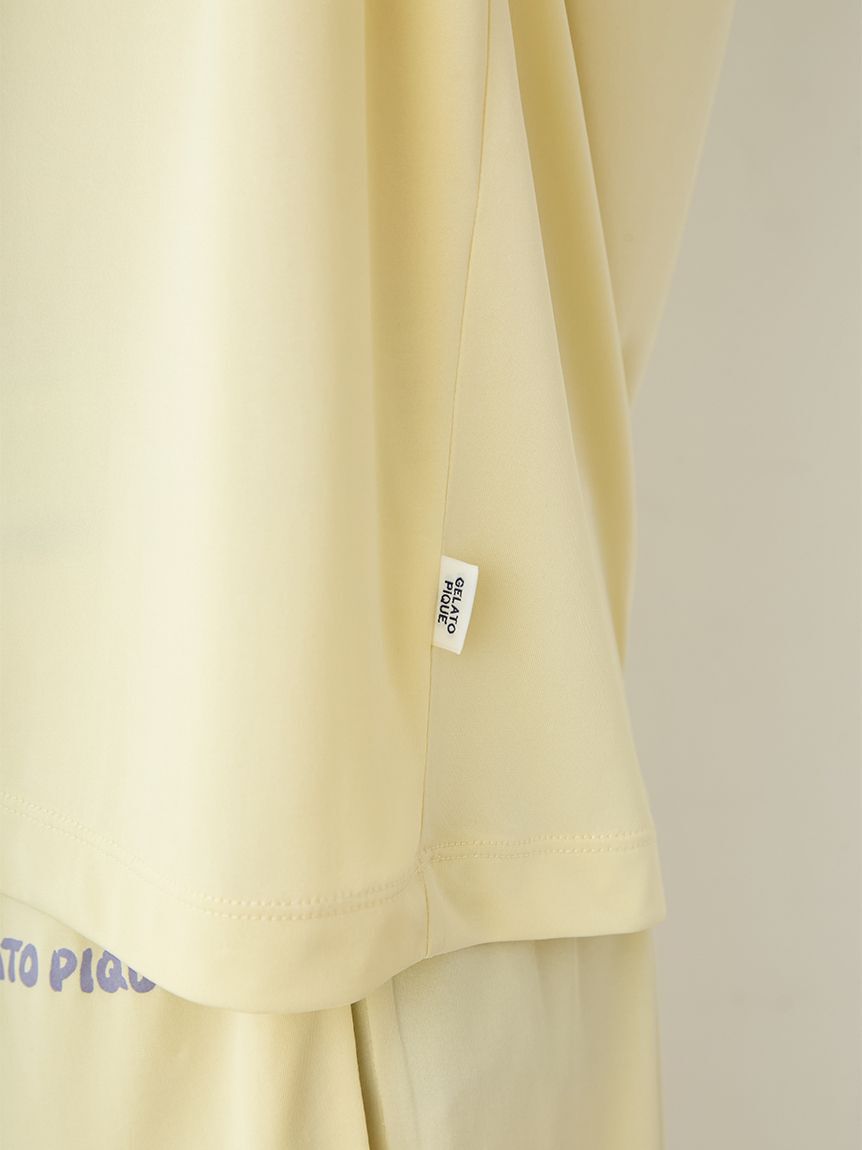 GELATO PIQUE HOMME「【HOMME】【MINT SORBET by HEIQ MINT】【接触冷感】夏祭りワンポイントTシャツ&ハーフパンツセット」|ルームウェア|