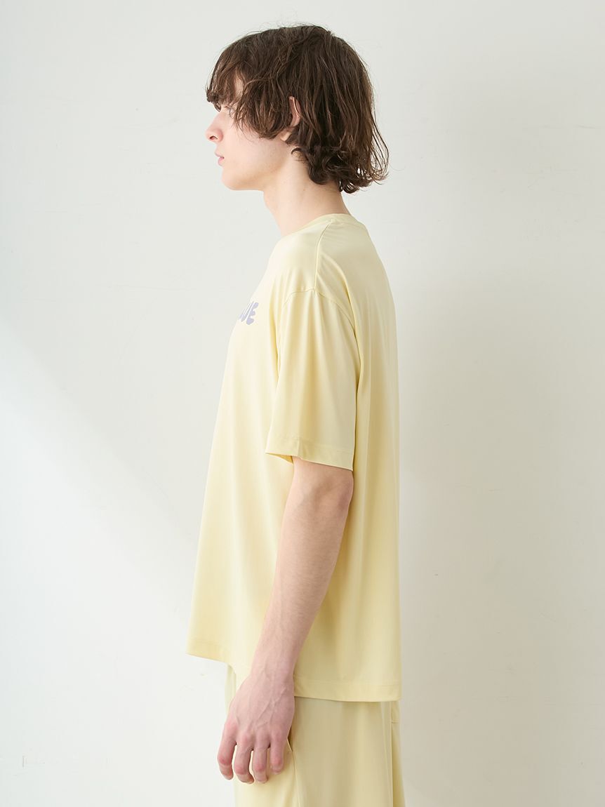 GELATO PIQUE HOMME「【HOMME】【MINT SORBET by HEIQ MINT】【接触冷感】夏祭りワンポイントTシャツ&ハーフパンツセット」|ルームウェア|