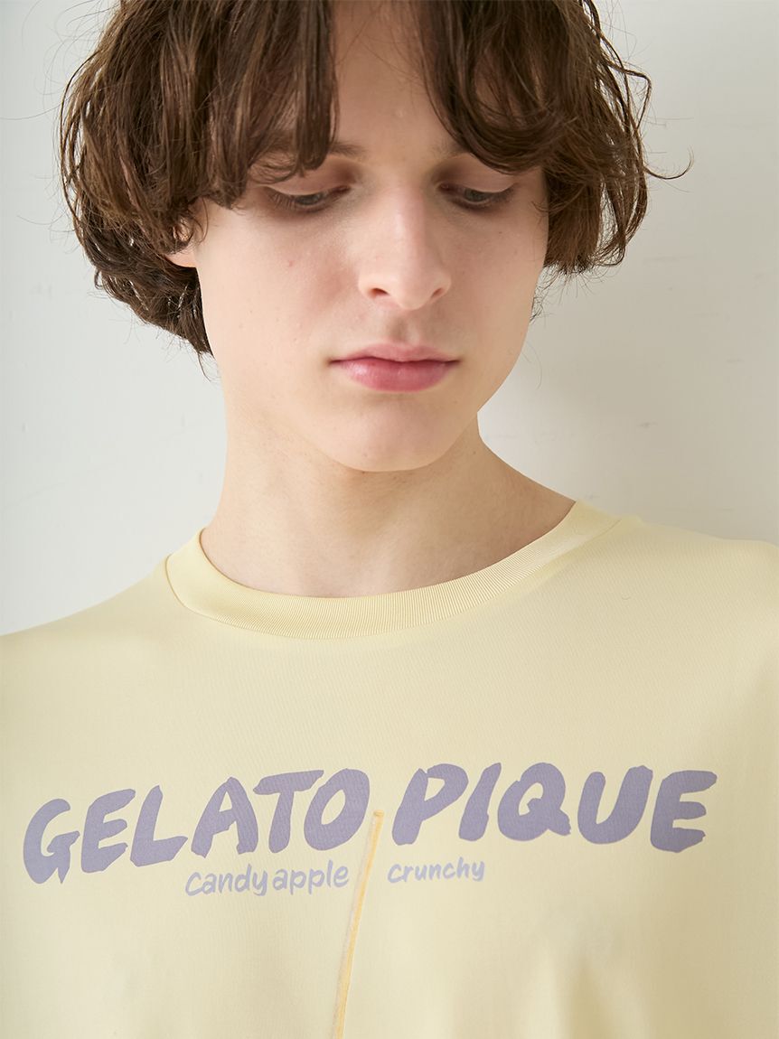 GELATO PIQUE HOMME「【HOMME】【MINT SORBET by HEIQ MINT】【接触冷感】夏祭りワンポイントTシャツ&ハーフパンツセット」|ルームウェア|