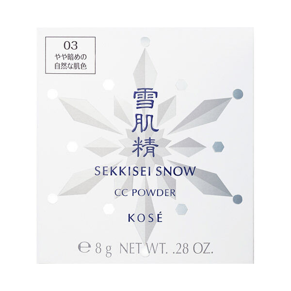  「雪肌精 スノー ＣＣ パウダー 【03】 やや暗めの自然な肌色 リフィル (8g)」|フェイスパウダー|