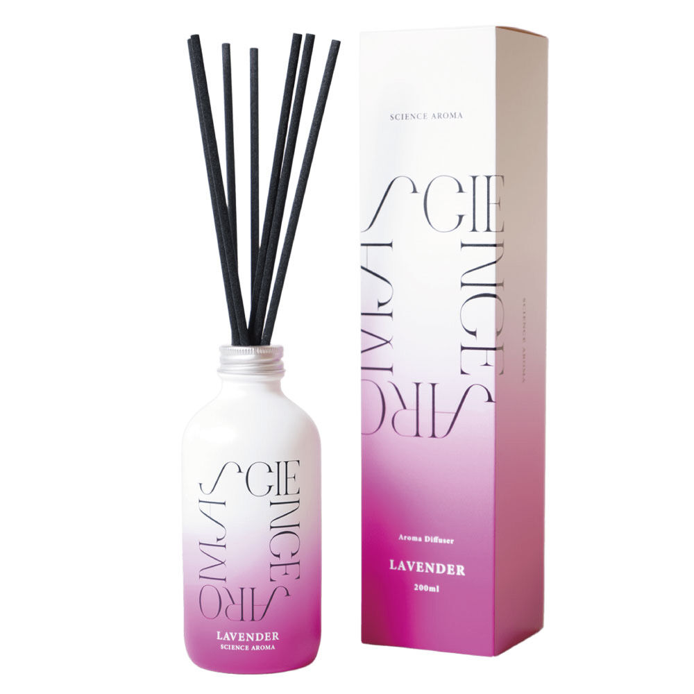  「SCIENCE AROMA フレグランスディフューザー ラベンダー (200mL)」|香水・フレグランス|