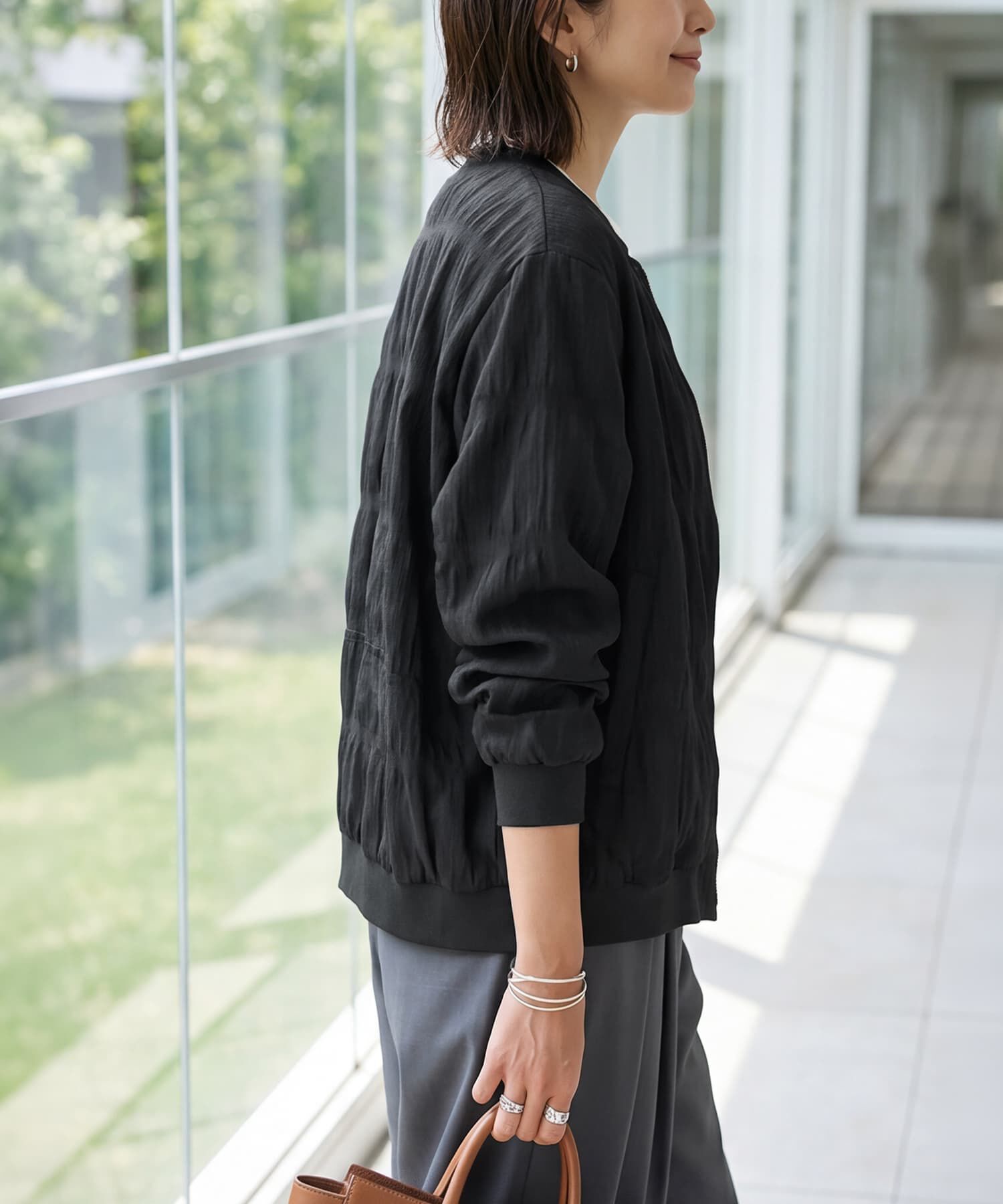 STYLE DELI「リンクルシャーリングライトブルゾン」|その他|