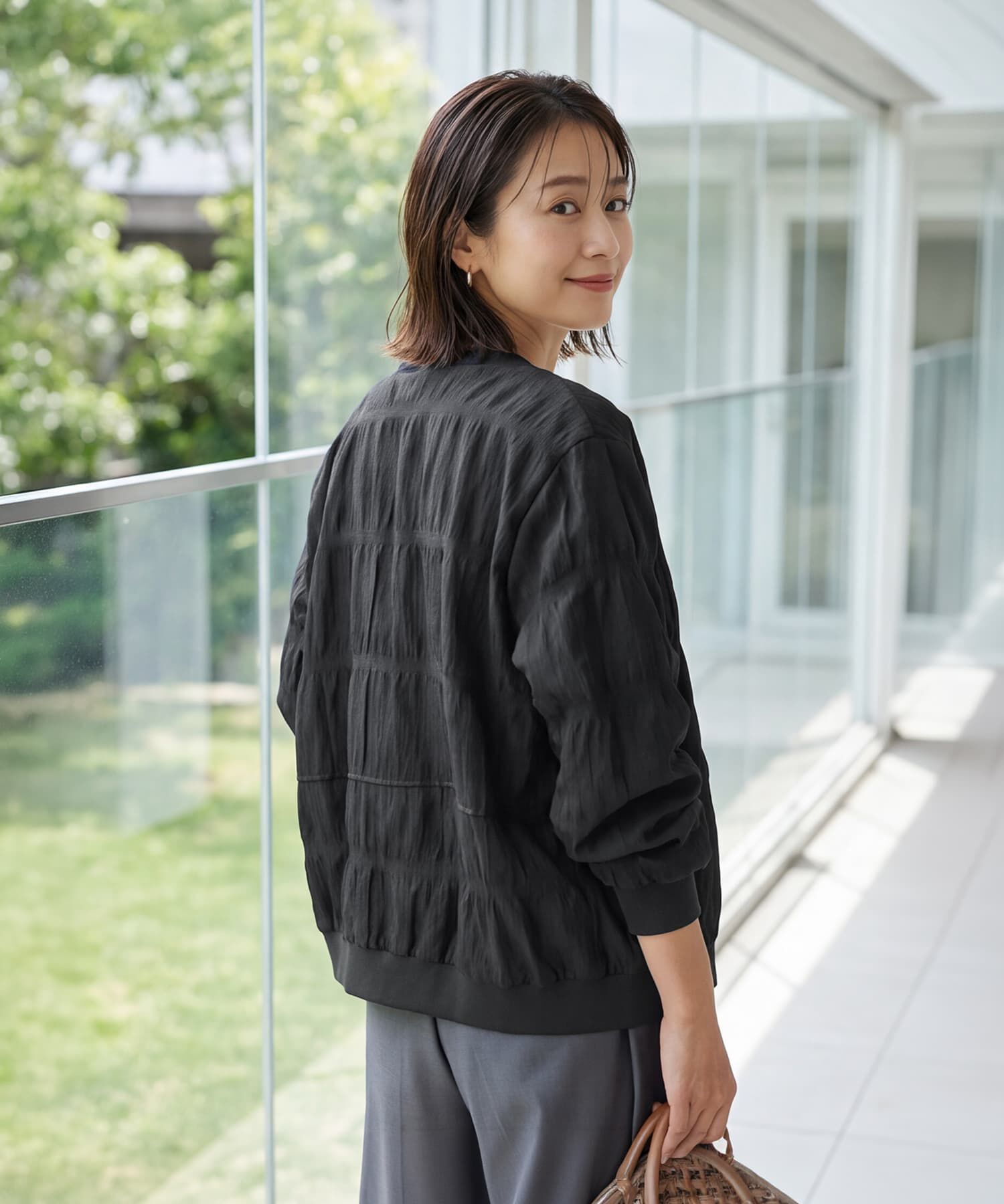 STYLE DELI「リンクルシャーリングライトブルゾン」|その他|