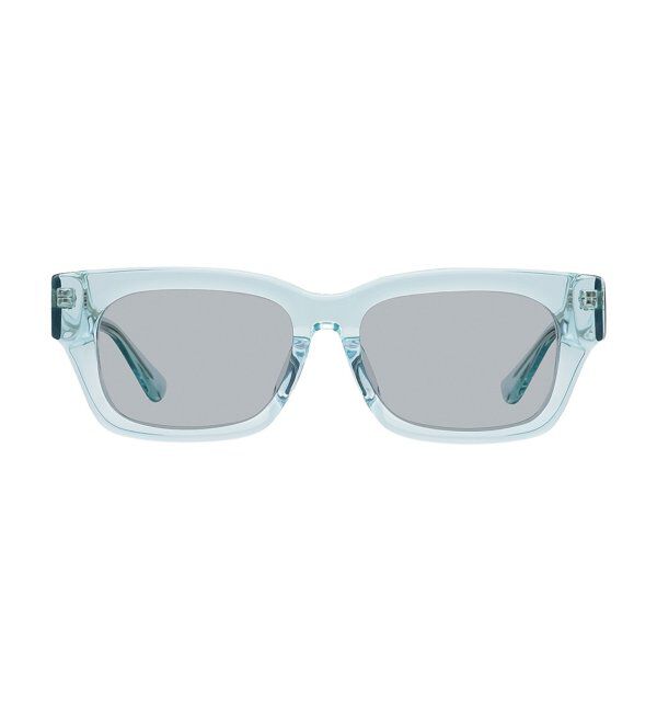  「SUNCUTGlasses/UV100%CUT サングラス カラーレンズ 太縁 紫外線対策 UVカット ユニセックス スポーツ」|サングラス|薄グリーン