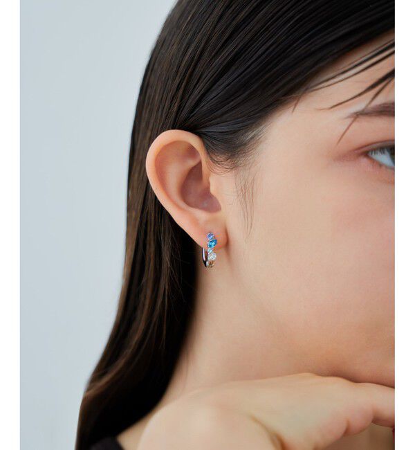 ete「ビジュー ハグピアス」|ピアス|