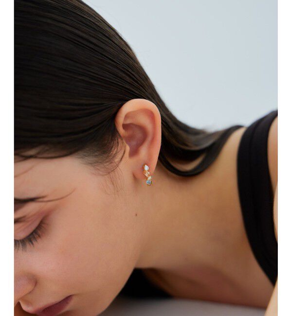 ete「ビジュー ハグピアス」|ピアス|