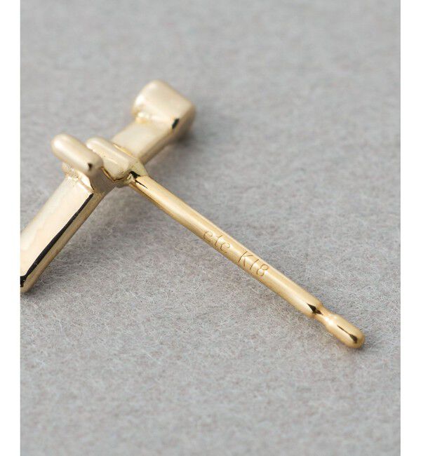 ete「[ゾディアック] K10YG ダイヤモンド ピアス /かに座」|ピアス|