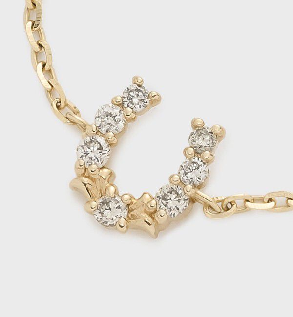 agete「K10ダイヤモンドチェーンリング（0.05ct）」|リング|