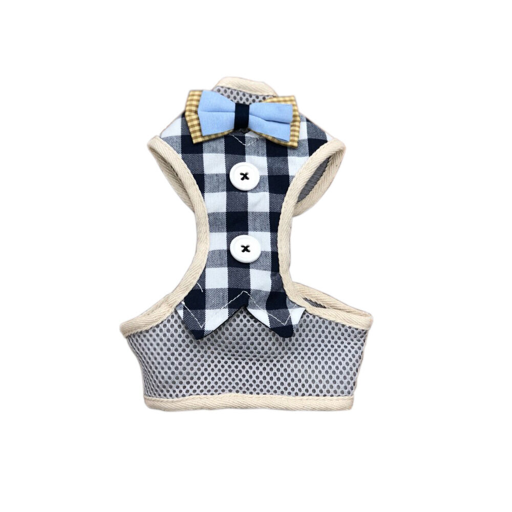 BACKYARD FAMILY「ハーネス 付き 犬 服 楽天 犬服 いぬふく ペットハーネス リード付き リード アンファンス」|その他|ブルー1