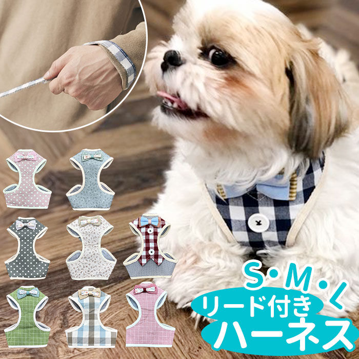BACKYARD FAMILY「ハーネス 付き 犬 服 楽天 犬服 いぬふく ペットハーネス リード付き リード アンファンス」|その他|