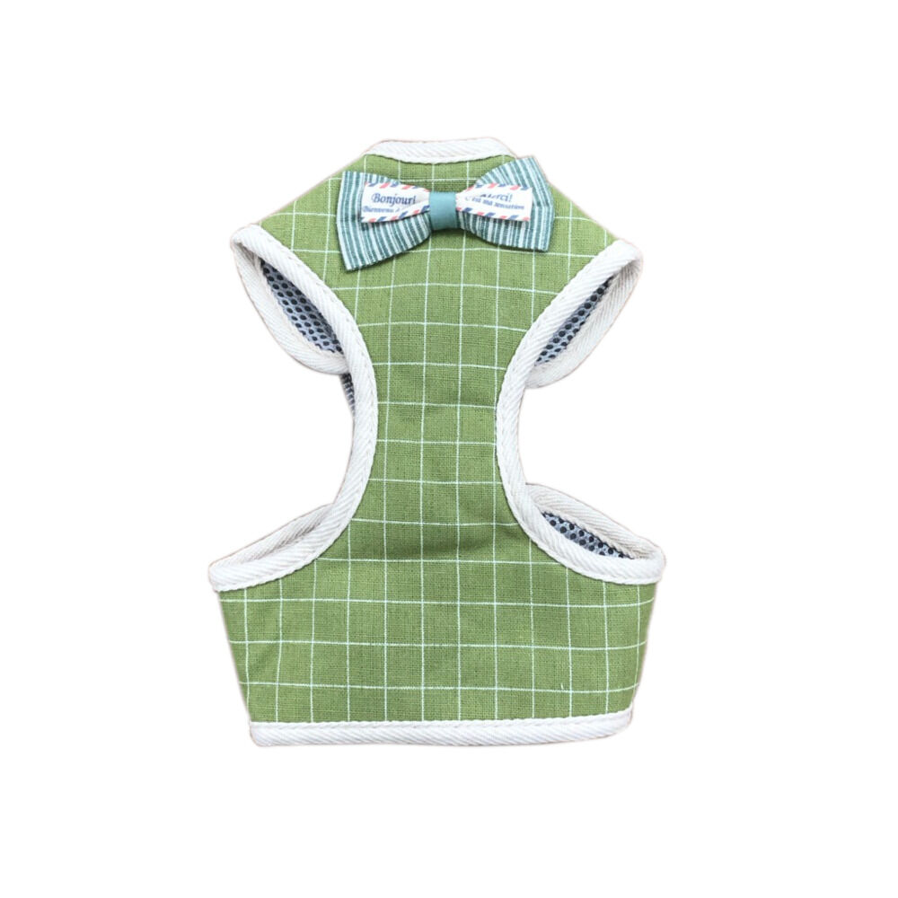 BACKYARD FAMILY「ハーネス 付き 犬 服 楽天 犬服 いぬふく ペットハーネス リード付き リード アンファンス」|その他|グリーン1