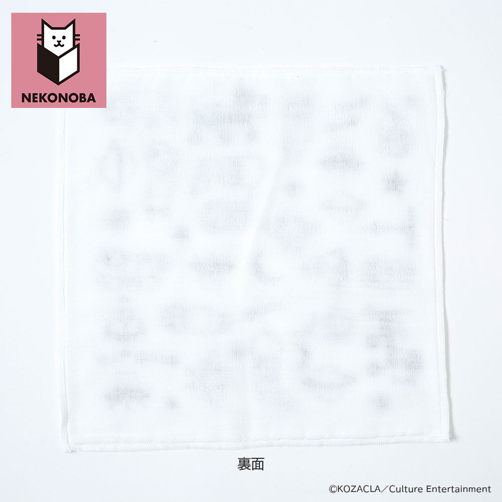 BACKYARD FAMILY「NEKONOBA 通販 ガーゼハンカチ 8重ガーゼハンカチ ハンカチ NYASA ハンカチタオル」|ハンカチ|