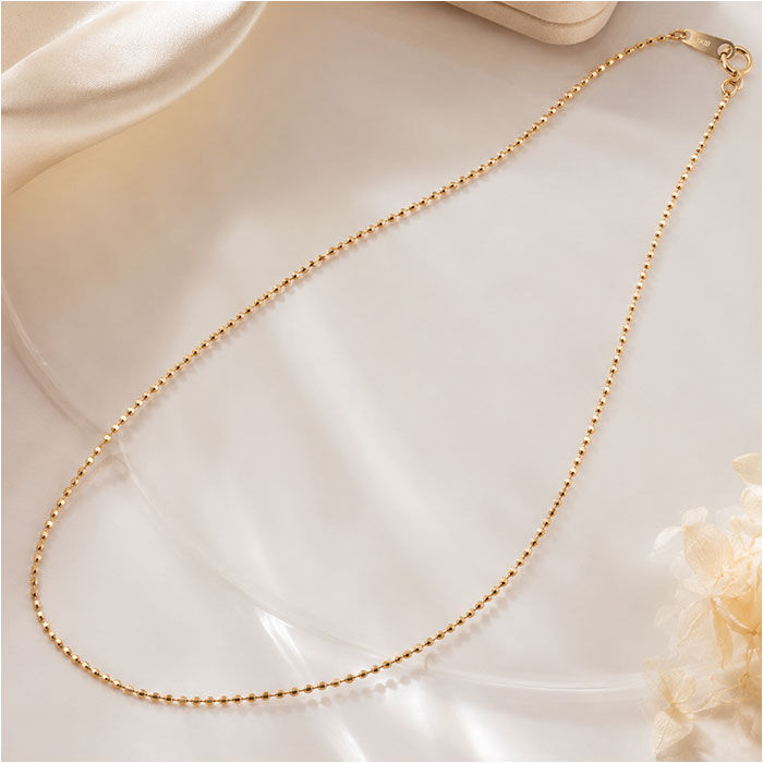 BACKYARD FAMILY「金 ネックレス 18金 通販 日本製 ネックレスチェーン チェーンネックレス 18K 長さ40cm」|その他|