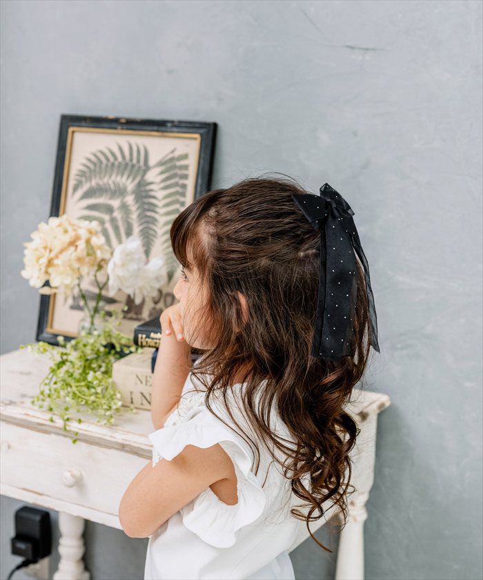 BACKYARD FAMILY「リボン 大きめ ヘアゴム キッズ 通販 Rora ローラ リア キラキラ 髪飾り 子供 子ども」|ヘアゴム・シュシュ|