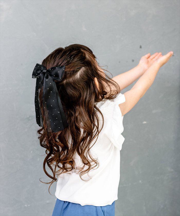 BACKYARD FAMILY「リボン 大きめ ヘアゴム キッズ 通販 Rora ローラ リア キラキラ 髪飾り 子供 子ども」|ヘアゴム・シュシュ|