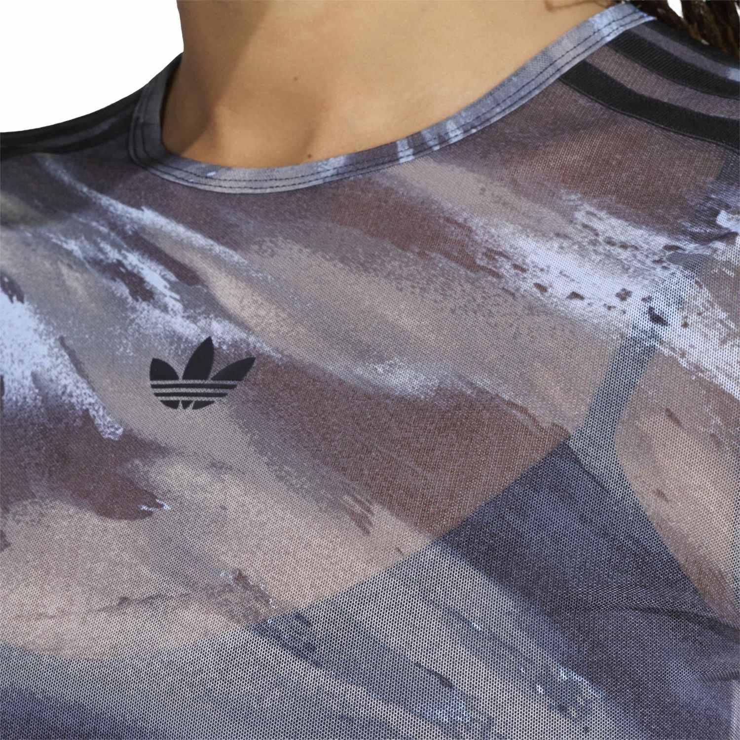 adidas「【ADIDAS ｳｪｱ】W AOP MESH LS TEE(BADIGIRL)」|Tシャツ・カットソー|