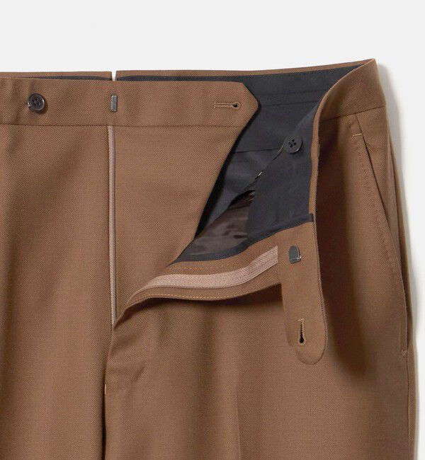 UNITED ARROWS「ギャバジン フレア ノープリーツ スラックス ヨコストレッチ」|スーツ|