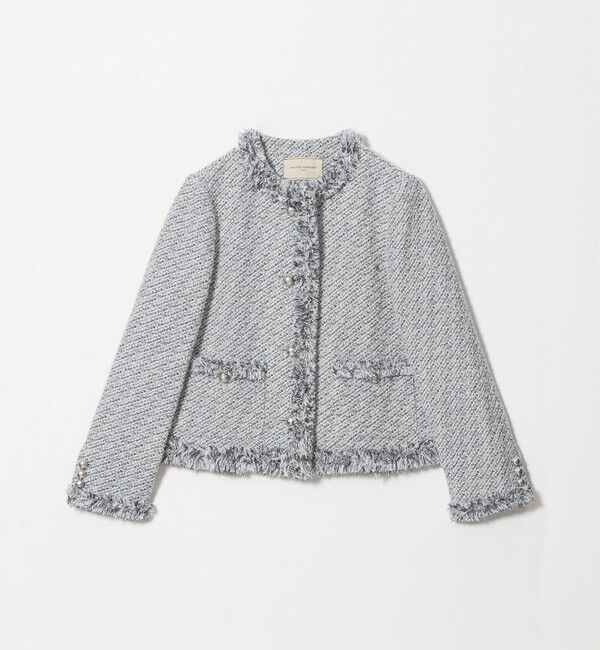 UNITED ARROWS「ツイード ノーカラー ジャケット」|ノーカラージャケット|その他1