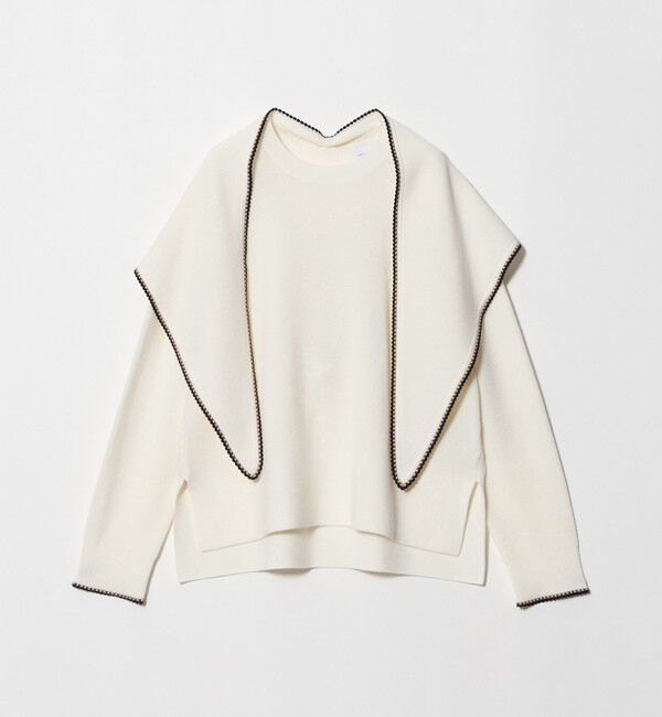 UNITED ARROWS「アゼ ストール 2WAY ニット」|ニット・セーター|OFF WHITE