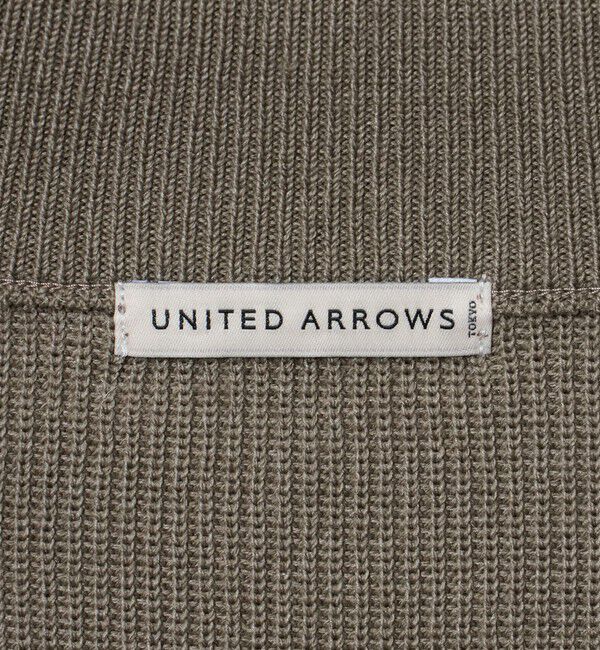 UNITED ARROWS「アイビー ポリエステル/ウール ドライバーズニット」|カーディガン|