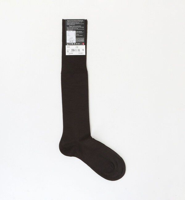 UNITED ARROWS「＜FALKE＞AIRPORT KNEE HI SOCKS/ホーズ ソックス」|ソックス|DK.BROWN
