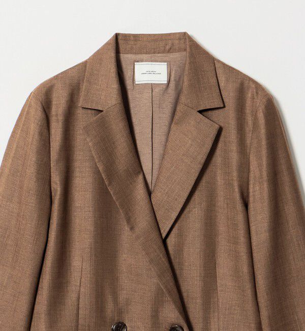 UNITED ARROWS green label relaxing「［size SHORTあり］トリアセ ライト ダブルジャケット  UVカット 通気性」|テーラードジャケット|