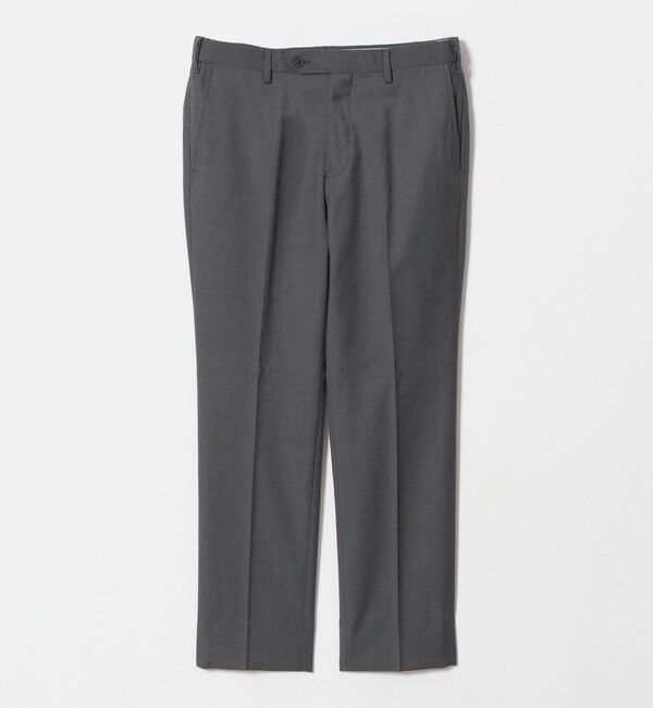 UNITED ARROWS green label relaxing「TWPU サキソニー スタンダード スラックス -ストレッチ・ウエストアジャスター-」|スラックス|