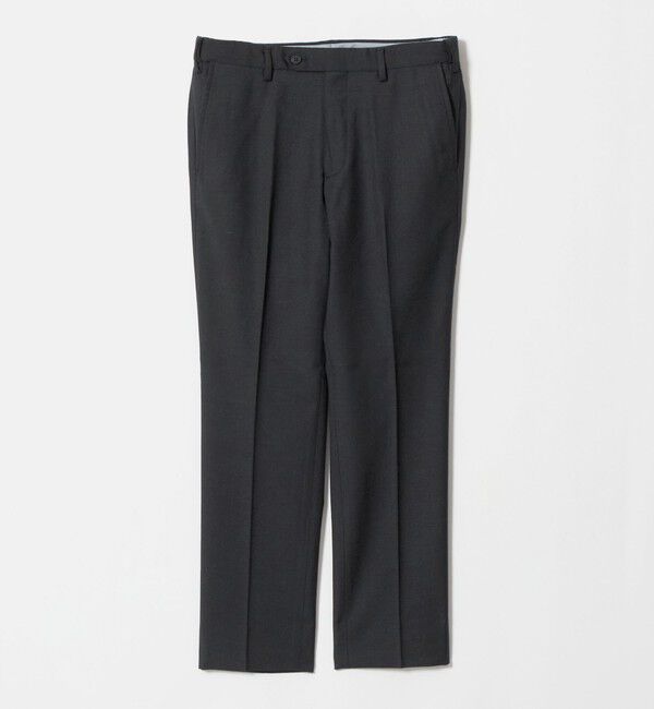 UNITED ARROWS green label relaxing「TWPU サキソニー スタンダード スラックス -ストレッチ・ウエストアジャスター-」|スラックス|