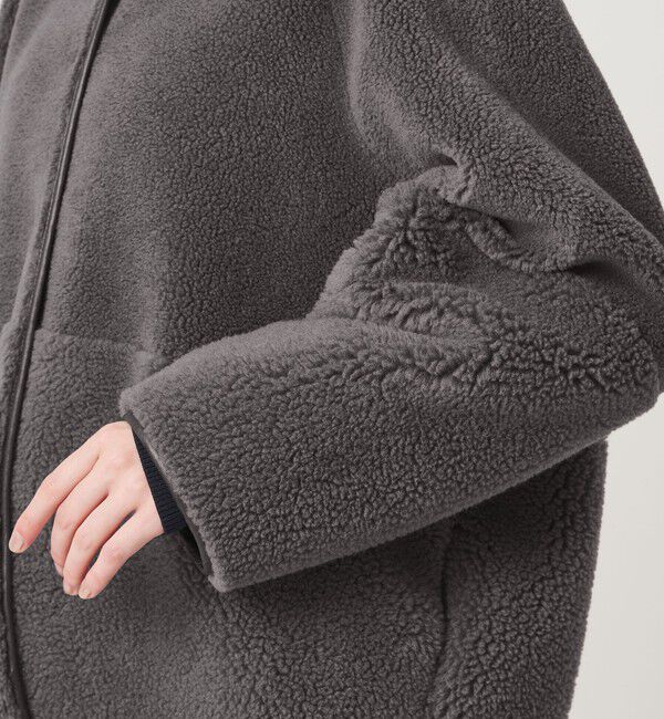 BEAUTY&YOUTH UNITED ARROWS「【WEB限定】ボア&times;フェイクムートン リバーシブルジャケット 」|その他|