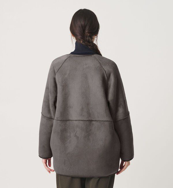 BEAUTY&YOUTH UNITED ARROWS「【WEB限定】ボア&times;フェイクムートン リバーシブルジャケット 」|その他|
