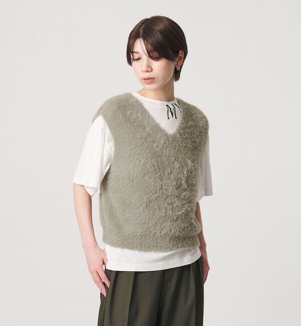 BEAUTY&YOUTH UNITED ARROWS「2WAY シャギーニットベスト」|ベスト・ジレ|