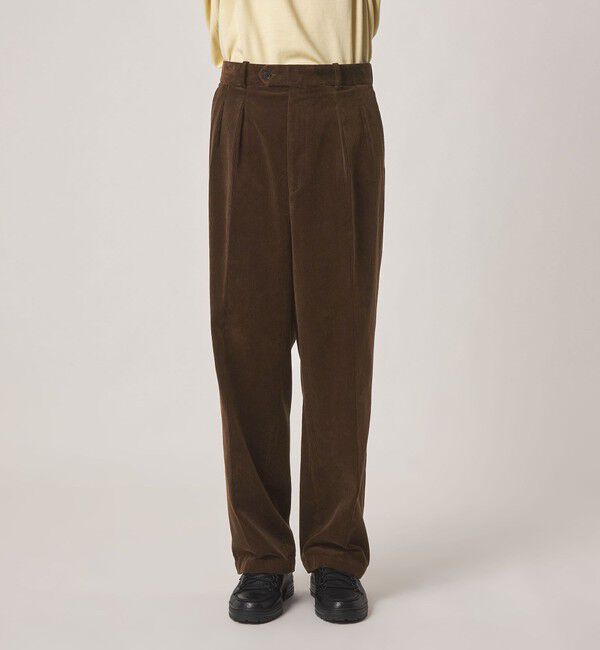 STEVEN ALAN「＜Steven Alan＞ 9W コーデュロイ イン ツープリーツ ドレス トラウザーズ II」|スラックス|