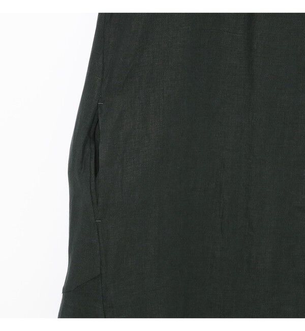 BEAMS SELECTION for WOMEN「TICCA / リネン フレンチスリーブ バルーン ワンピース」|ワンピース|