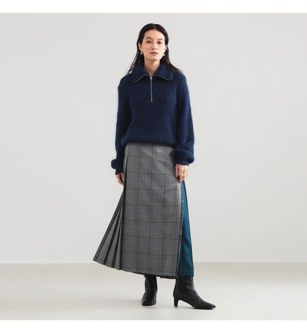 Demi-Luxe BEAMS 「【別注】O&rsquo;NEIL OF DUBLIN &times; Demi-Luxe BEAMS / コンビネーション クラシック キルトスカート 90cm」|スカート|