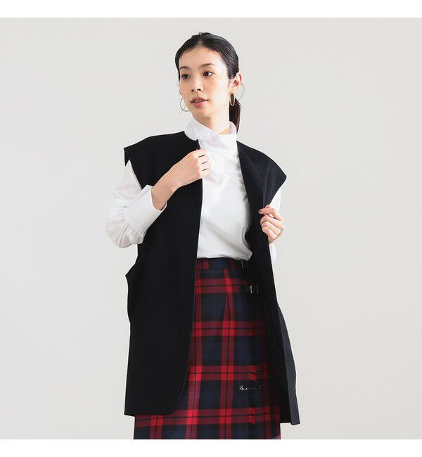 Demi-Luxe BEAMS 「ウールカシミヤ リバー ジレ」|ベスト・ジレ|