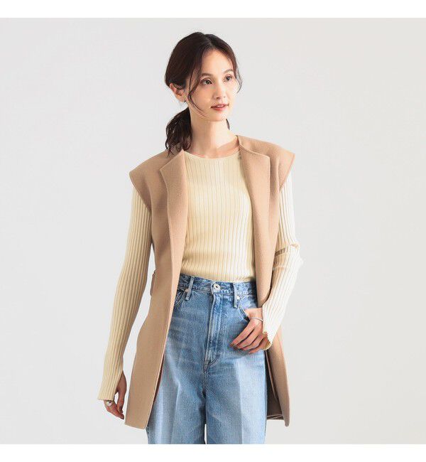Demi-Luxe BEAMS 「ウールカシミヤ リバー ジレ」|ベスト・ジレ|