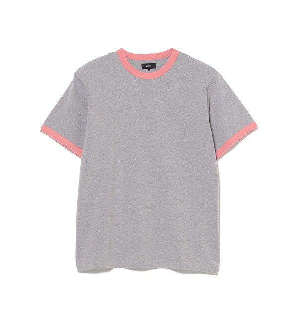 BEAMS「ダメージ リンガー Tシャツ【リラックスフィット】」|Tシャツ・カットソー|