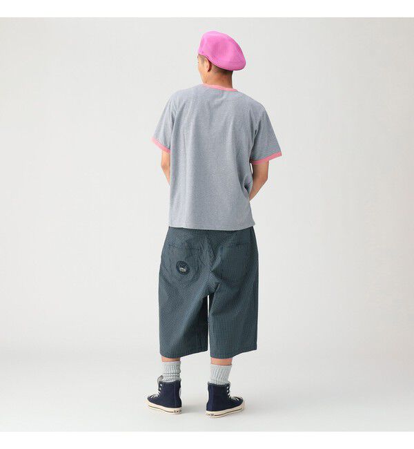 BEAMS「ダメージ リンガー Tシャツ【リラックスフィット】」|Tシャツ・カットソー|