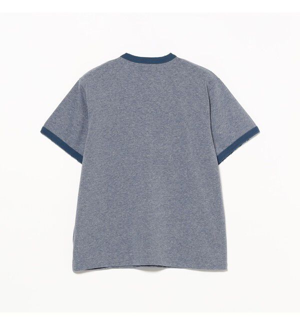 BEAMS「ダメージ リンガー Tシャツ【リラックスフィット】」|Tシャツ・カットソー|
