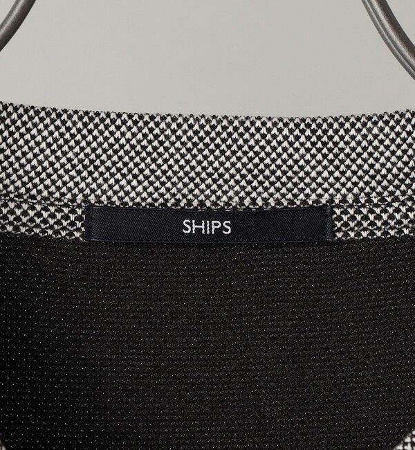SHIPS「【WEB限定】SHIPS:〈手洗い可能/抗菌/防臭〉ワンポイント ロゴ バーズアイ Tシャツ」|Tシャツ・カットソー|