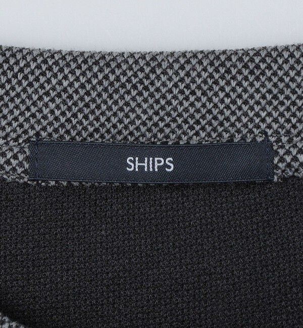 SHIPS「【WEB限定】SHIPS:〈手洗い可能/抗菌/防臭〉ワンポイント ロゴ バーズアイ Tシャツ」|Tシャツ・カットソー|