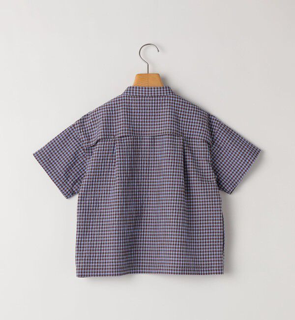 SHIPS KIDS「SHIPS KIDS:140～160cm /〈UVカット/吸水速乾〉ドライタッチ バンドカラー シャツ」|シャツ・ブラウス|
