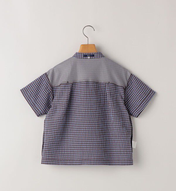 SHIPS KIDS「SHIPS KIDS:140～160cm /〈UVカット/吸水速乾〉ドライタッチ バンドカラー シャツ」|シャツ・ブラウス|